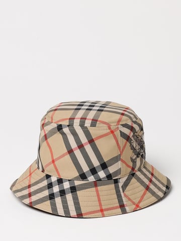 Check Bucket Hat Embroidered Logo