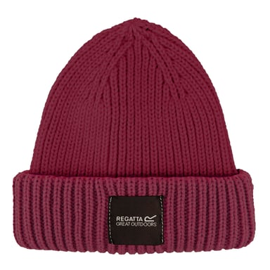 Regatta Childrens/Kids Connora Fisherman Logo Beanie (Dark Pimento)