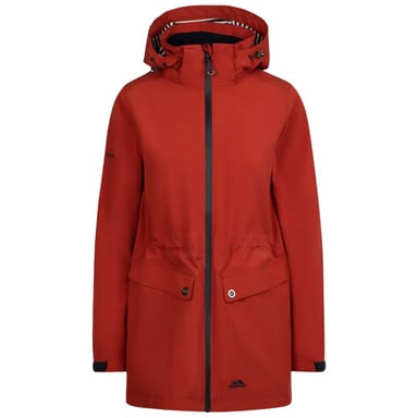 Trespass Womens/Ladies Tiverton Waterproof Jacket (Burnt Sienna)