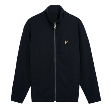 Lyle & Scott Heren Twill jas met hoge hals (Donkere marine)
