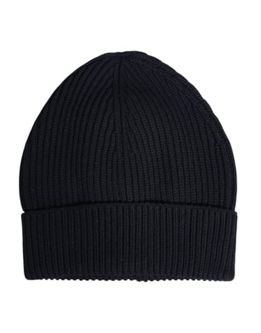 Ribbed Knit Beanie Hat
