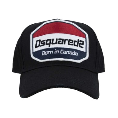 DSquared2 Born In Canada Logo Cap (Black)