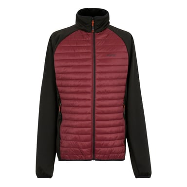 Regatta Mens Clumber Hybrid Jacket (Dark Maroon/Black)