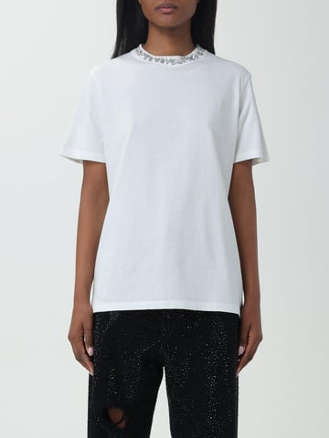 Kristallen decoratieve hals T-shirt