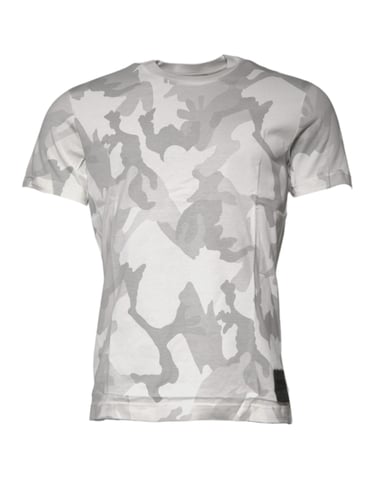 Kamouflage T-shirt med kort ärm