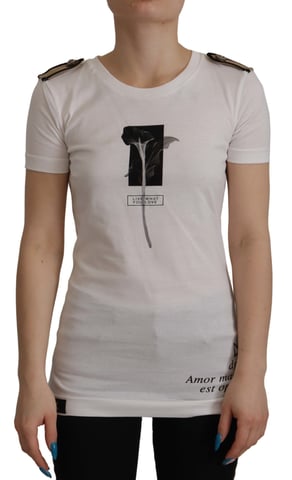 Dolce Gabbana Tsh7843 Flower Graphic Tee