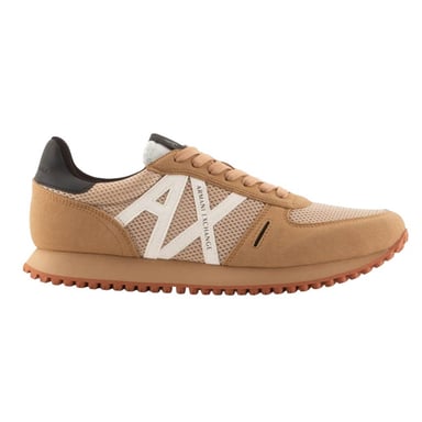 Armani Exchange Tränare för män (Beige/vit/svart)