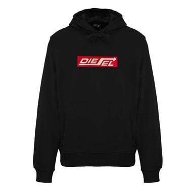 Diesel Unisex Adult Arrow Logo Hoodie (Black Caviar)