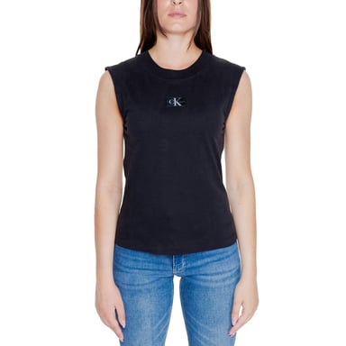 Sleeveless Crew Neck Top