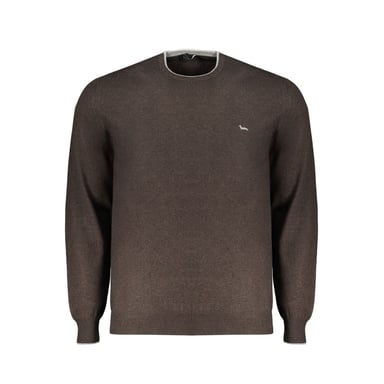 Crew Neck Jumper Brown Melange