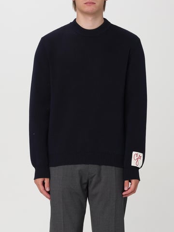 Geribbelde Gebreide Crewneck Trui