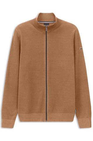 Bugatti Herren Strickjacke mit Reißverschluss