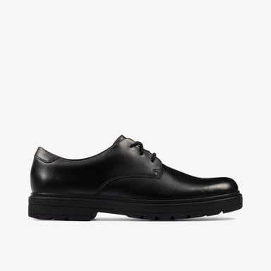LoxhamDerby Y Black Leather Shoes