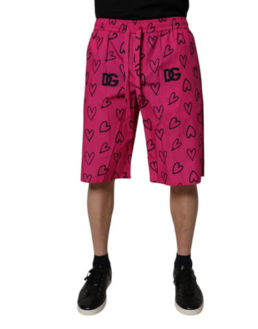 Heart Print Shorts