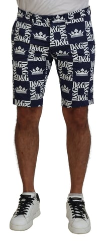 Crown Print Shorts Summer Style