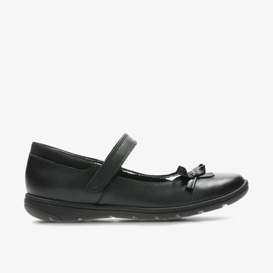 Venture Star Zwarte Leren Schoenen