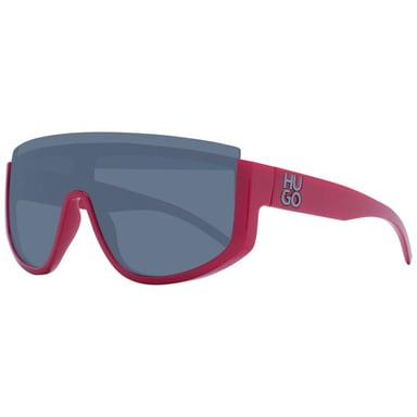Shield Sunglasses Red Oversized