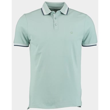 Bos Bright Blue Polo korte mouw brick polo oxford collar 24108br06bo/212 blue surf