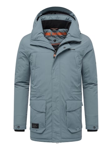 Stone Harbour heren parka Wadiim met capuchon en 2-weg ritssluiting