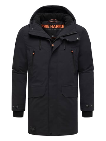 Stone Harbour heren winterparka Kitraan met magneetsluiting en fleecevoering