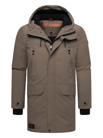Stone Harbour heren winterparka Kitraan met magneetsluiting en fleecevoering