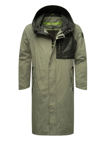Stone Harbour men’s rain jacket Zafaar long fit & wind / water-repellent