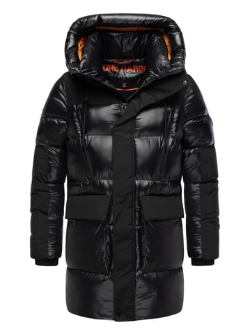 Stone Harbour heren winterjas Nelioon met 2-weg ritssluiting en capuchon