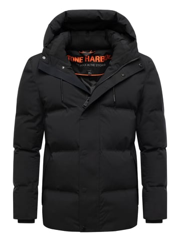 Stone Harbour heren winterjas Taviaan met fleececapuchon en winddicht design