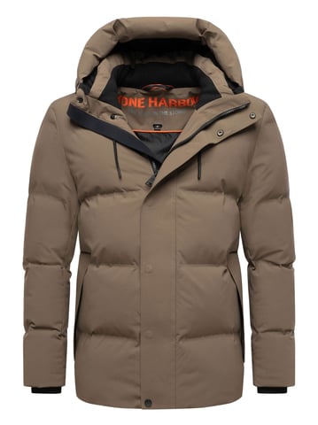 Stone Harbour heren winterjas Taviaan met fleececapuchon en winddicht design