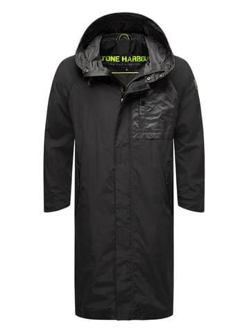 Stone Harbour men’s rain jacket Zafaar long fit & wind / water-repellent