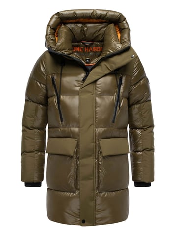 Stone Harbour heren winterjas Nelioon met 2-weg ritssluiting en capuchon