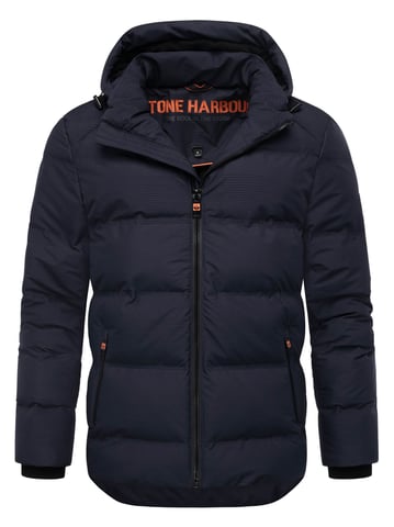 Stone Harbour heren winterjas Gavriloo met afneembare capuchon en fleecevoering