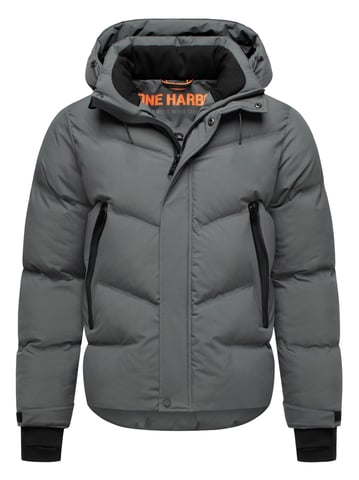 Stone Harbour heren winterjas Livianoo met afneembare capuchon en fleecezakken
