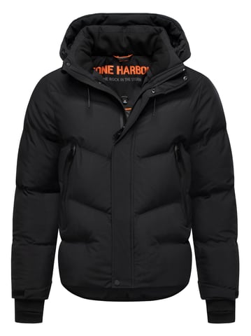 Stone Harbour heren winterjas Livianoo met afneembare capuchon en fleecezakken
