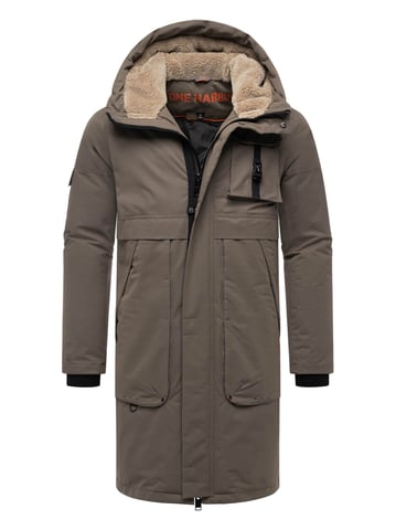 Stone Harbour men’s outdoor jacket Cyriaan with teddy-lined hood & windproof design