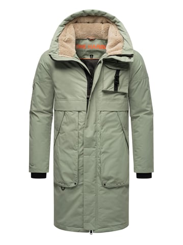 Stone Harbour men’s outdoor jacket Cyriaan with teddy-lined hood & windproof design