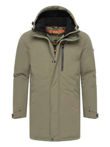Stone Harbour heren winterjas Phinoo met fleecezakken en 2-weg ritssluiting
