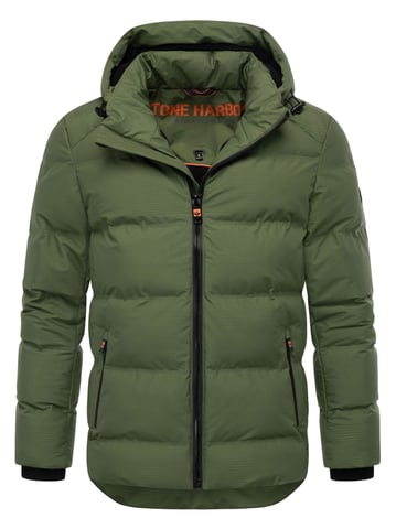 Stone Harbour heren winterjas Gavriloo met afneembare capuchon en fleecevoering
