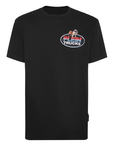 Round Neck T-Shirt Plein Trucks Bulldog