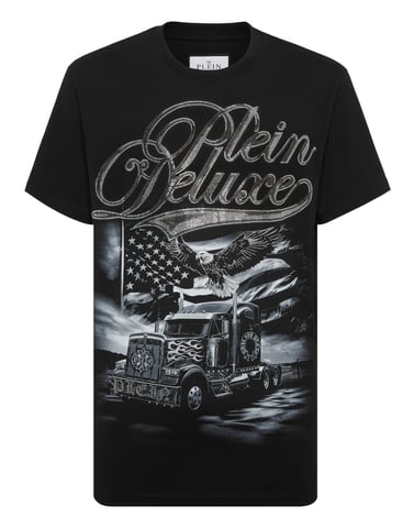 Round Neck T-Shirt Plein Truck Stones