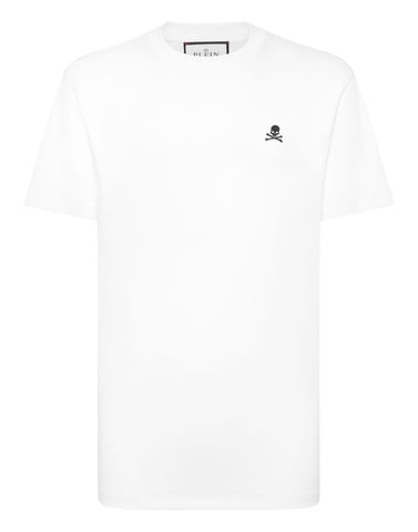 Basic Round Neck T-Shirt Skull