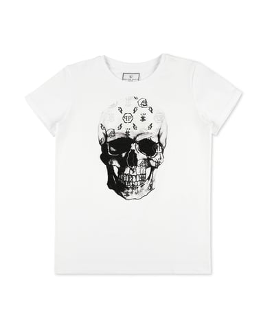 T-Shirt Round Neck Ss Skull