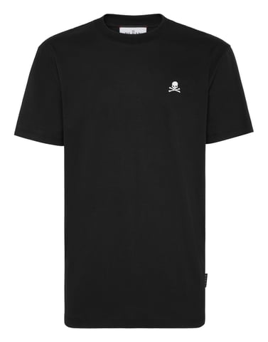 Basic Round Neck T-Shirt Skull