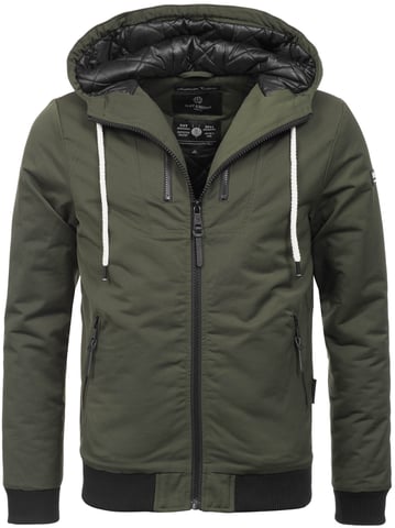 Navahoo Men’s Jacket B623 – Stylish Transitional Jacket with Fleece Pockets & Water-Repellent Fabric