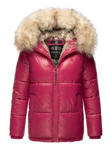 Navahoo Premium Women’s Winter Jacket Tikunaa – Puffer Style, Warm & With Faux Fur Collar