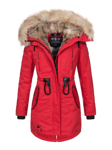 Navahoo Women’s Winter Jacket Bombi – Premium Collection with Detachable Faux Fur Collar