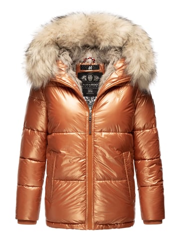 Navahoo Premium Women’s Winter Jacket Tikunaa – Puffer Style, Warm & With Faux Fur Collar
