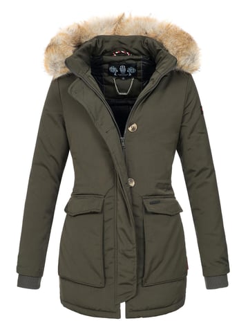 Navahoo Women’s Winter Jacket Schneeengel – Warm, Water-Repellent & With Detachable Faux Fur Collar