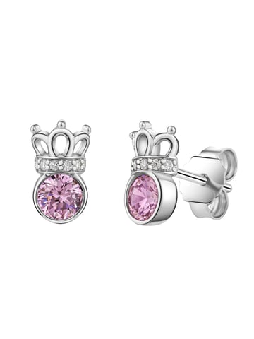 Zeeme for Kids Stud earrings 925/- sterling silver zirconia