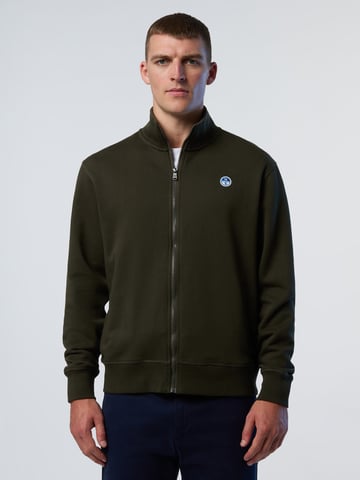 North Sails Sweatshirt Volledige ritssluiting met logopatch